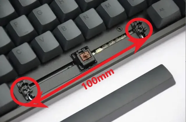 Handmade Scenery Koi Spacebar Keycaps 6.25U Custom Artisan Resin 