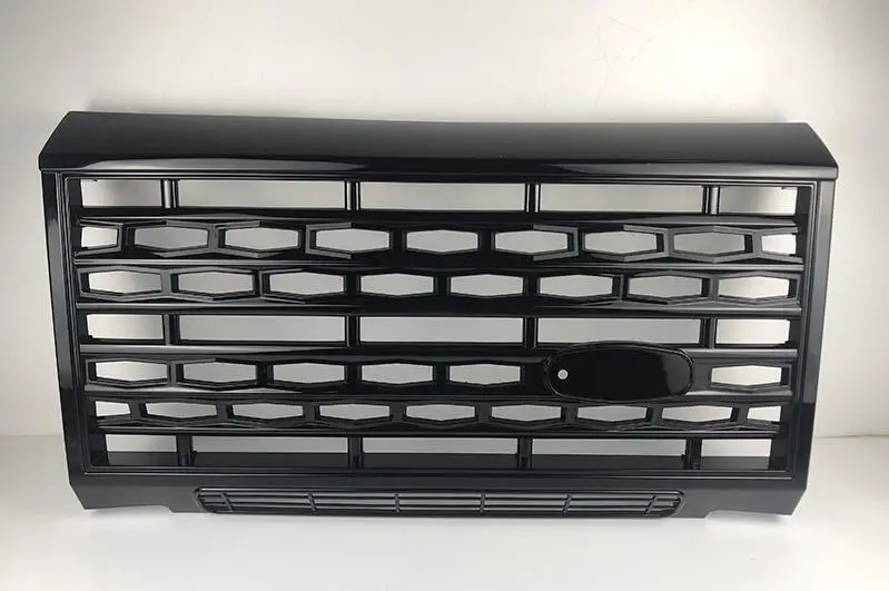

ABS Black Front Bumper Mesh Grille Grills For Land Rover Defender 90 110 2021 2022 2023