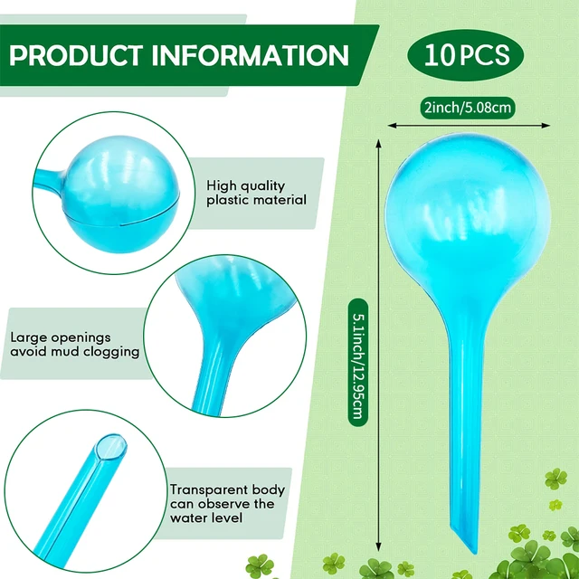 Plant Water Feeder Automatic Plastical Balls Garden Water Device Plants Watering Bulbs Self Watering Drip Irrigation Devices 2