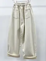 Plus Size 5XL 140kg Autumn Women Jeans Elastic Wasit Ankle Length Jeans Woman Solid Color Big size Jeans Oversized Women Clothes - Image 2