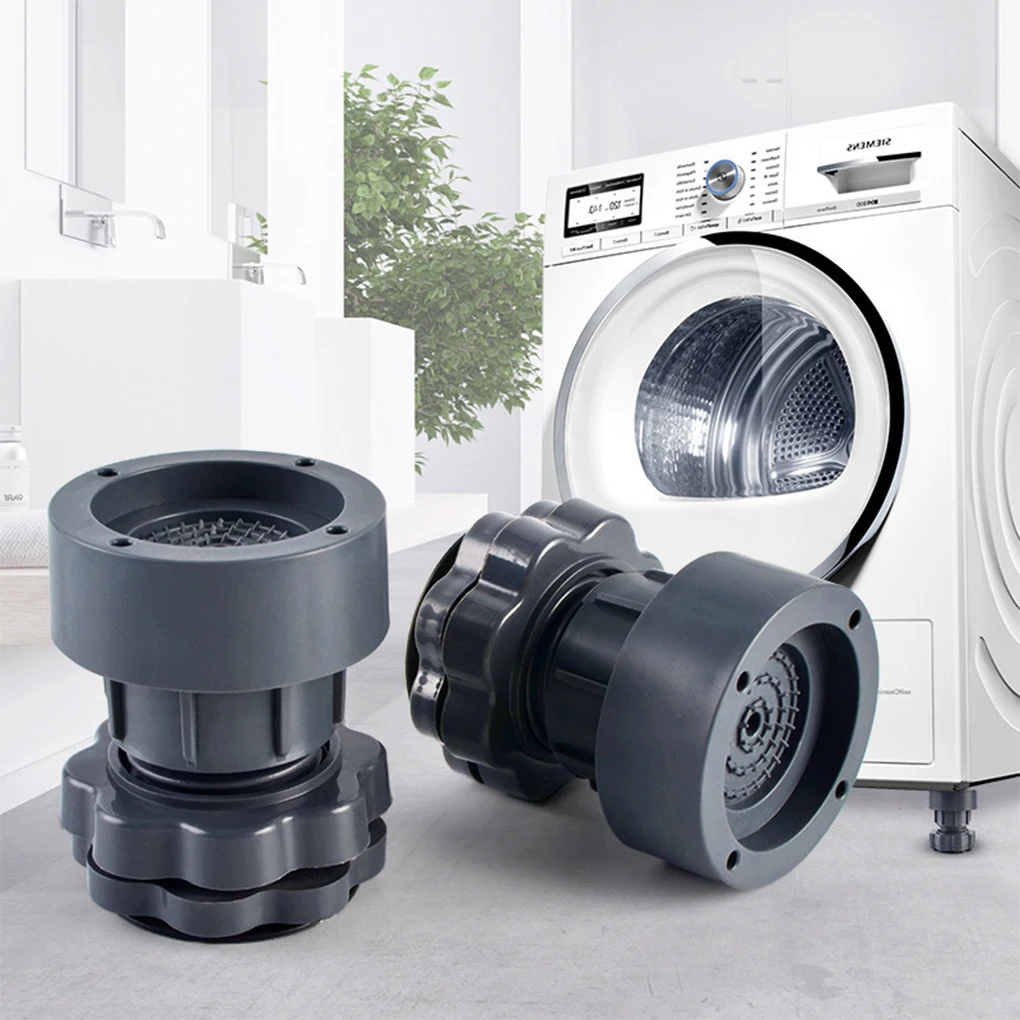 

4piece Anti-slid Bottom Washing Machine Foot Adjustable Height Easy Installation For Refrigerators
