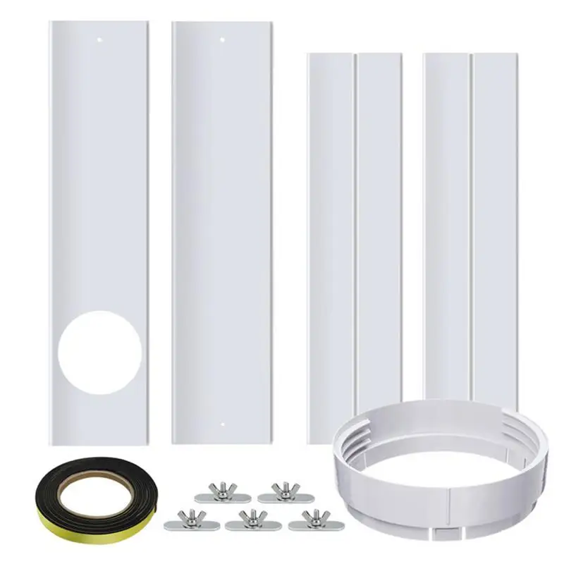 

Portable Air-Conditioning Window Sealing Plate For Sliding Windows Adjustable Window Ventilation Kit Suitable For Most Windows