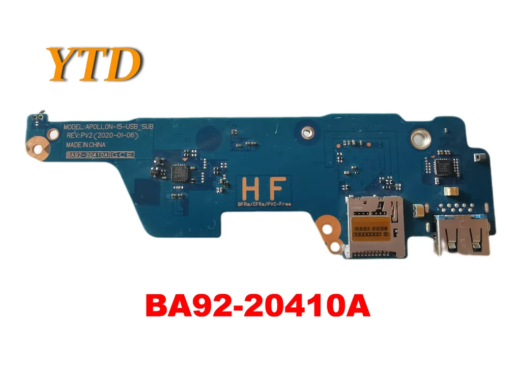 

Original for Samsung 750QCJ NT750QCJ USB switch Power Button IO Board BA92-20410A board tested good free shipping