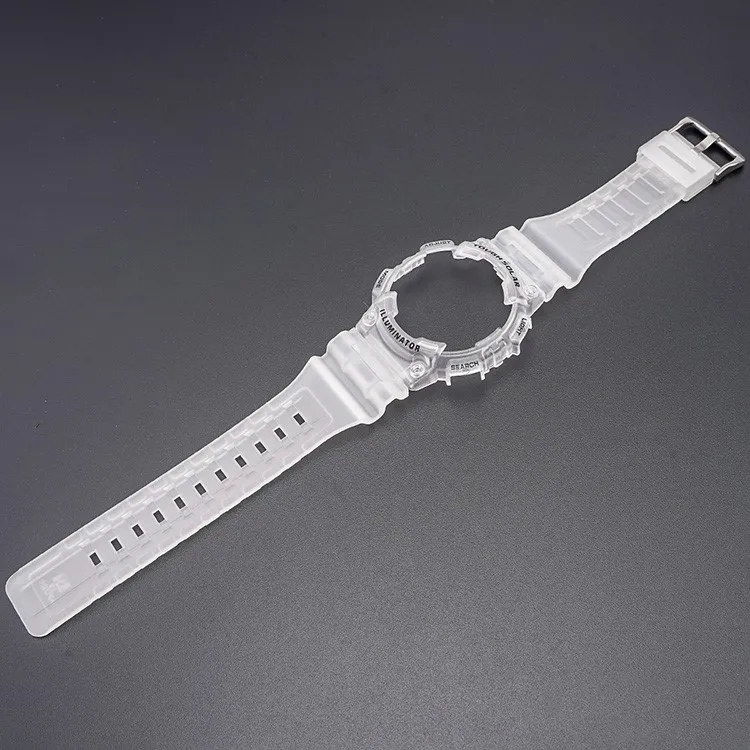 Resin Case Cover for Casio Watch band Bracelet accessories Strap Replacement Watchband for Casio G-Shock AQ-S810W/AQ-S800W Wrist 