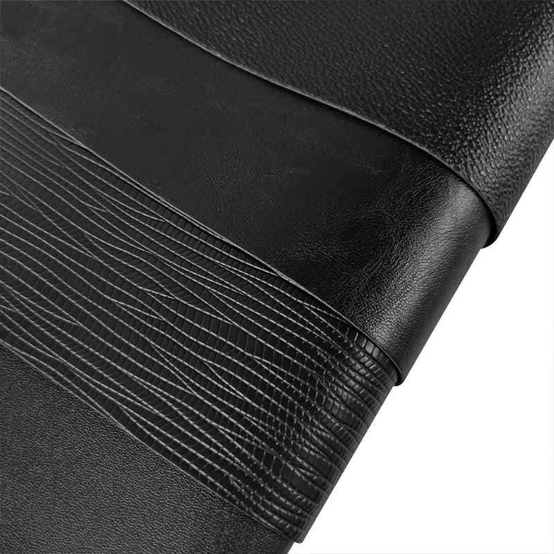 Black Faux Leather PU Leather Fabric 36 x 54 1 Yard 0.8 mm Thickness  Synthetic Leather Upholstery Leather Fabric Leather Material for Upholstery