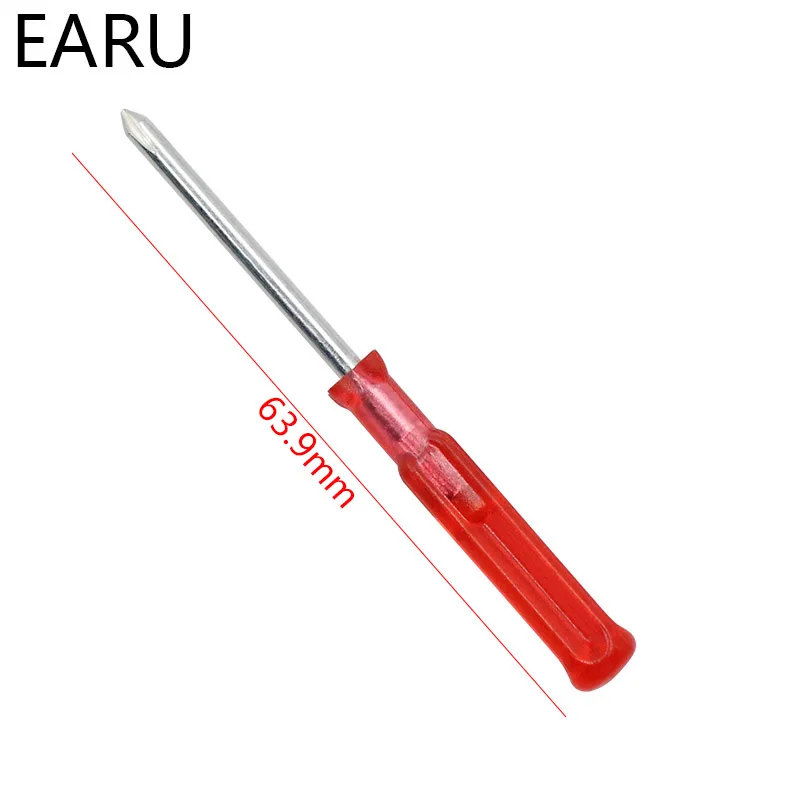 Screwdriver Kit Set Mini Small Portable Radish Head Screw Driver Transparent Handle Repair Hand Tools Precision Car Repair 6