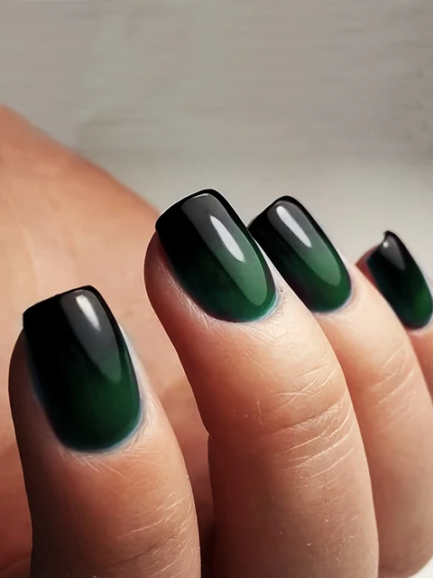 24pcs/set short square fake nails for women cute bride heart white french tips faux ongles y2k press on false nail supplies 20