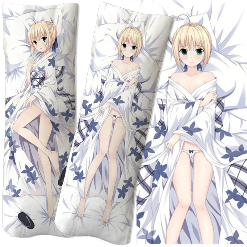 

Наволочка в стиле аниме FATE Saber Dakimakura, обнимающая подушка для тела, искусственная игра, чехол для украшения дома