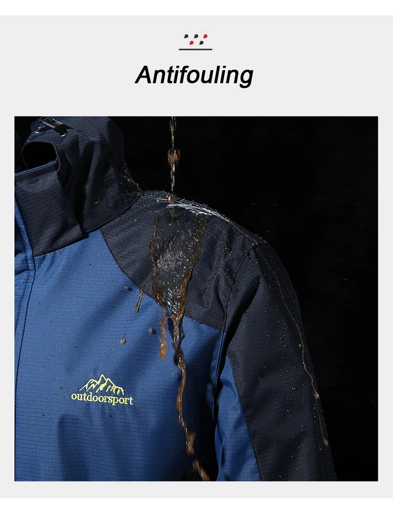 Description Picture 5 of itemMen's Spring Coat Pants Trekking Hiking Fishing Outdoor Set Sports Single Jacket And Quick-Drying Camping Sports Trouser Suit