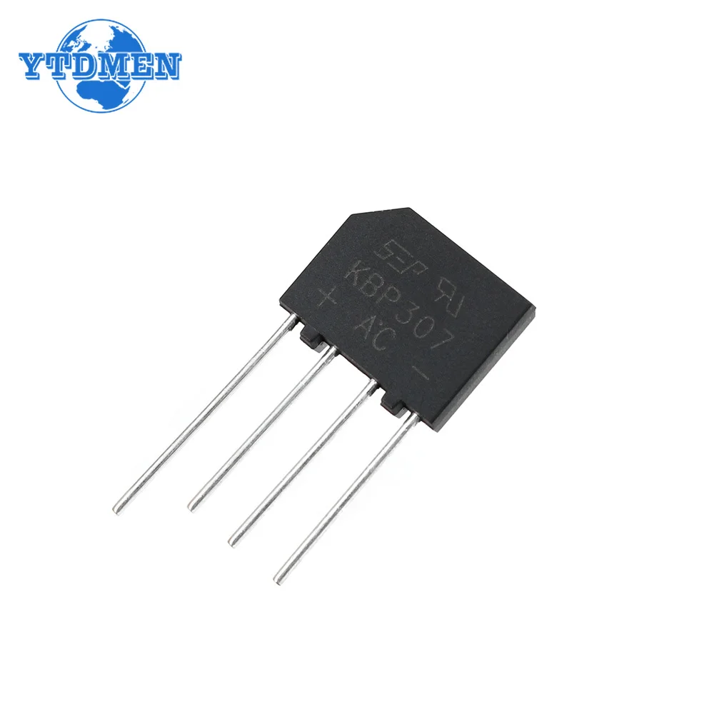10PCS Rectifier Diodes KBP307 Ridge Rectifier KBP 307 Power Diode 3A 1000V Electronica Componentes