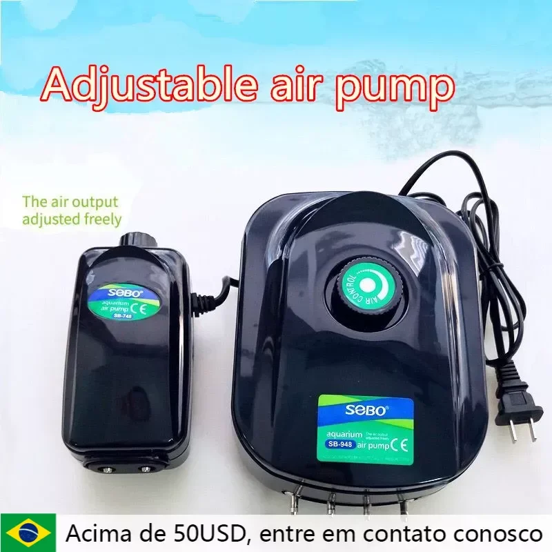QuietajustvelSuperSilentAirPumpAquariumFishTankoxignio