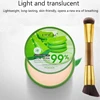 Foundation Makeup 99% Aloe Vera Softening Powder Waterproof Moisturizing Concealer Foundation Make Up Face Contour Powder Brush 1