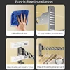 180° Adjustable Clothes Drying Hanger Wall Mounted Aluminum Alloy Clothes Stand Foldable Space Saving Organizer Rack 4