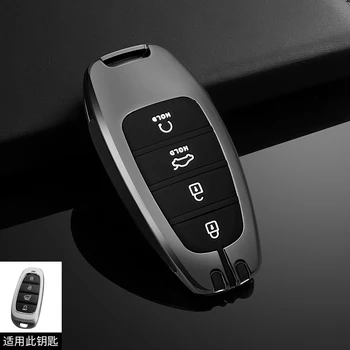 Cover chiate/telecomando per Honda CivIc HRV CRV XRV Crider Odyssey 2015-2018 custodia protettiva per chiave a distanza - Custodia protettiva per chiave completa per auto in lega di zinco per Honda CivIc HRV