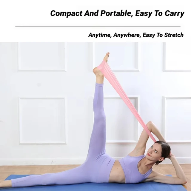 Portable Elastic Fitness ResistanceBand for Yoga Pilates Home Strength Training Stretch Band for Athletic Tension Exercises 3