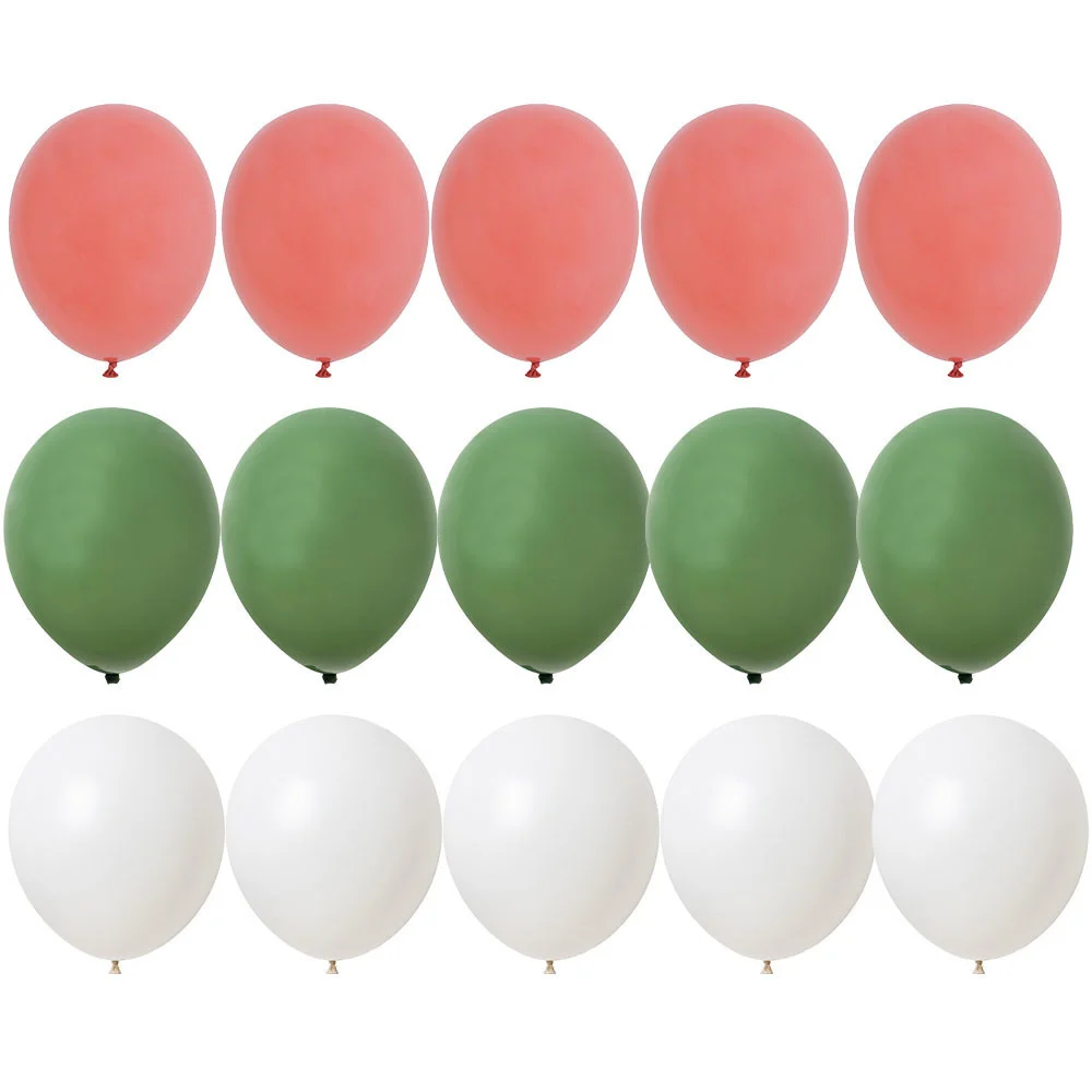 15/20 stücke 10/12inch Ballon Kit Avocado Grün Weiß Gold Konfetti Ball Geburtstag Hochzeit Dschungel Party DIY Dekoration Hause Liefert – Detail 13