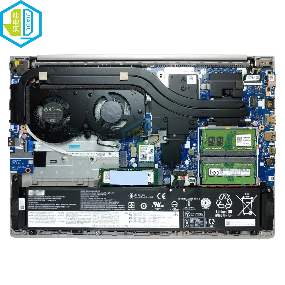 Ventilador de Refrigeração da Cpu para Lenovo Thinkbook 15p Imh 15p-imh 5f10s13931 5f10s13932 Computador Portátil Cooler Ventiladores do Radiador Dfs5m325063b1n Fn07 - Imagem 5