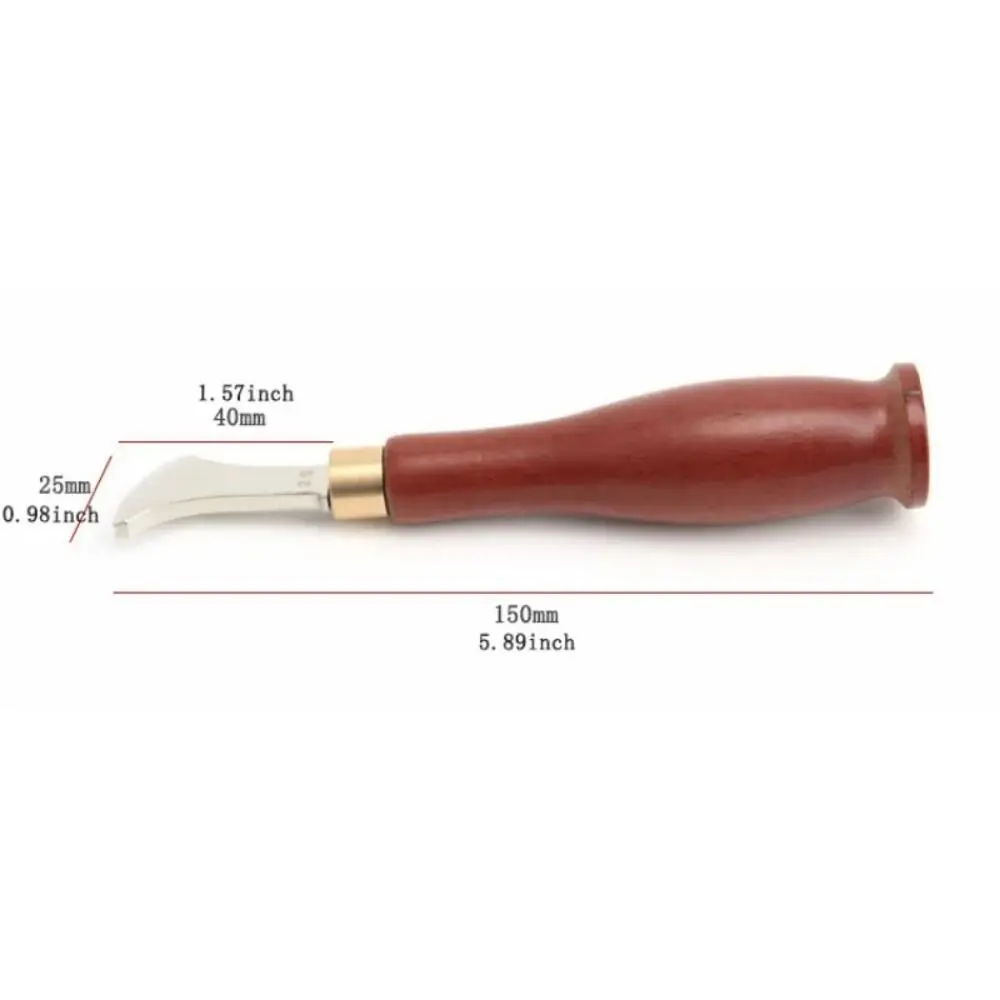 Shallow Groove Leather Edge Pressure Line Punch Leathercraft Tools Sector Leather Edge Press DIY Handmade Embedding Thread