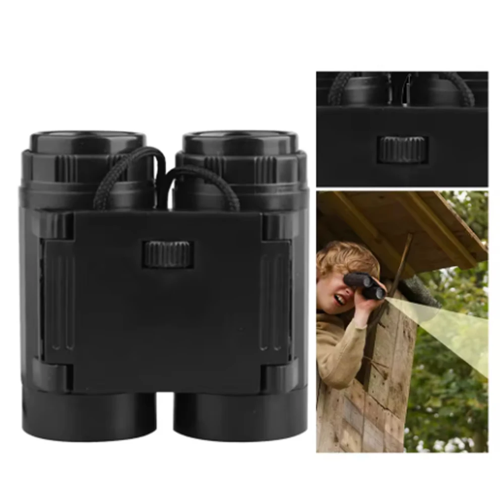 Telescope Kid Strap Children Binocular Binoculars Toy Concert Game Travel Kindergarten Education Teaching Aids 2.5 X 26 Magnific