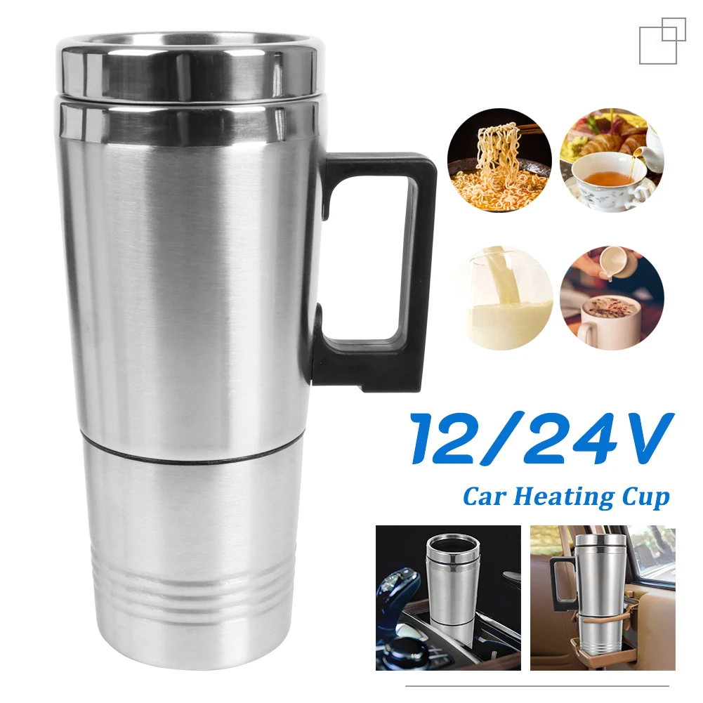 Stainless Steel Electric Heating Cup  Wireless Charging Thermos Cup -  300ml - Aliexpress