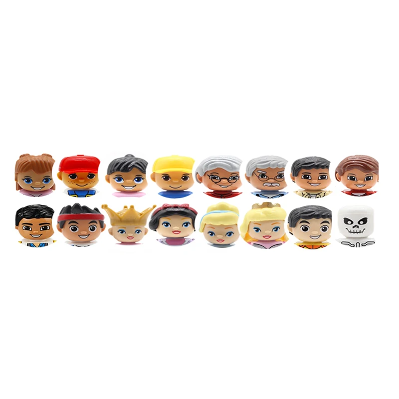 Big Size Action Figures City Princess Policemen Family Building Block Doll Character Accessory Assembly Toys for Children Gift 2
