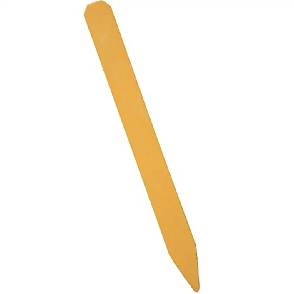 Bulk Coated Hardwood 12" Field Plant Labels Biodegradable Garden Stakes 250 Pack Smooth Writing Surface Yellow New England Birch