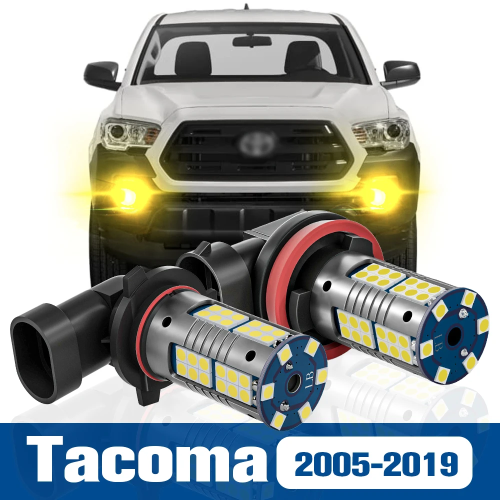 

2x LED Fog Light Blub Lamp Accessories Canbus For Toyota Tacoma 2005-2019 2007 2008 2009 2010 2011 2012 2013 2014 2015 2016 2017
