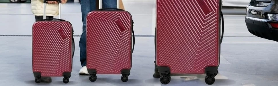 lightweight suitcase set
