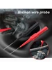10pcs Insulation Piercing Needle Pin Sensitive Multimeter Piercing Needle Probe Measuring Device Car Tool for Banana Plug 3
