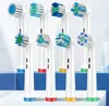 4PCS Dupont Bristle Electric Toothbrush Heads Whiten teeth/Daily Clean/Precison Cleaning/Soft Care Teeth Function For Oral B 2