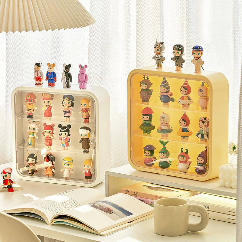 Wall Mounted Doll Blind Box Storage Showcase Clear Acrylic