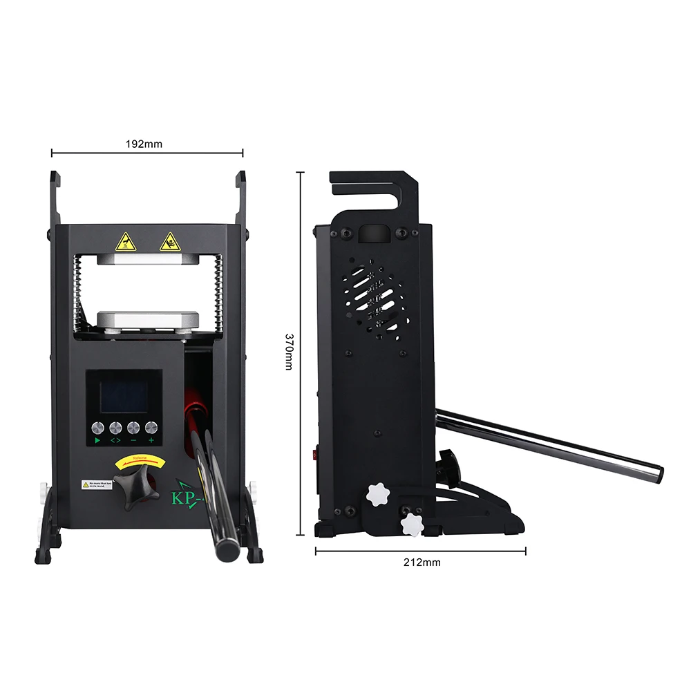 4 Ton Hydraulic Rosin Press Machine 600w Dual Heated Plates Press High Press Screen Touch control Oil Extractor 4