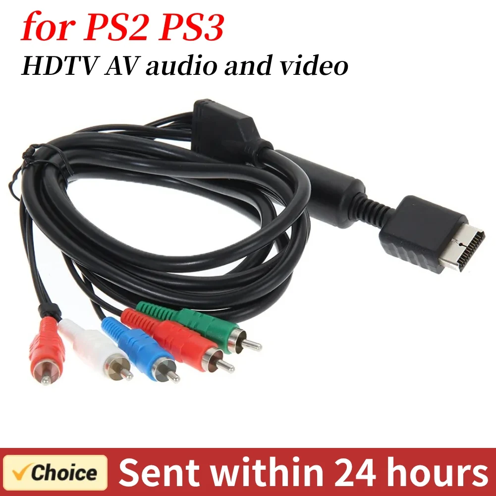 Component-AV-Cable-for-PS2-PS3-PS3-Slim-HD-Multi-Out-Composite-RCA ...