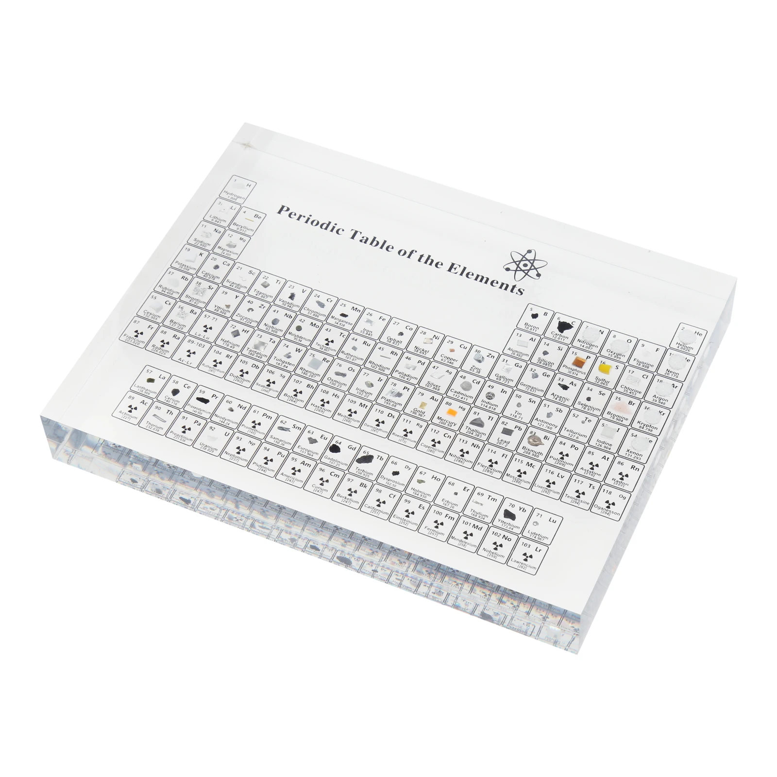 83 Tipi Di Elementi Chimici Reali Tavola Periodica Tabella Acrilica Trasparente Espositore Decor Gift Kids Science Lover Insegnamento Studenti