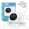 Baby Nasal Aspirator Electric Nose Cleaner with Built-In Music & Night Light Rechargeable Nose Booger Sucker for Infants Babies 6
