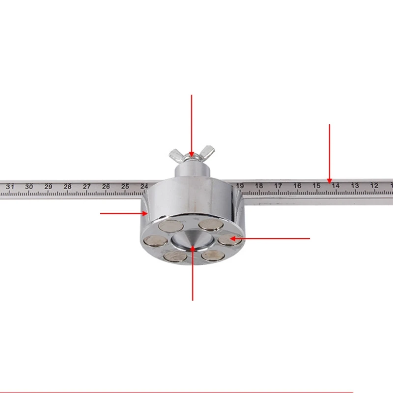 Plasma Cutting Compass, Cutting Torch Circle Roller Guide Wheel Cutter Circular Gauge Machine Gun Length 4
