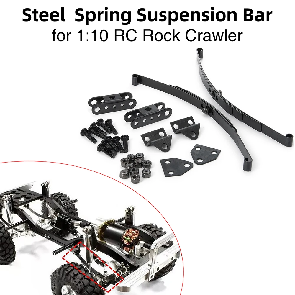 RC Car Leaf Spring Suspension Bar Steel Bar for 110 RC Rock Crawler