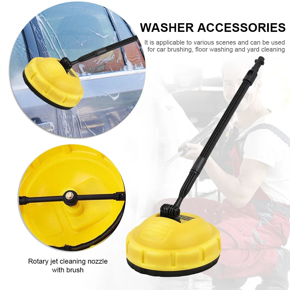 Pressure Washer Surface Cleaner Attachment Multi-Surface High-pressure Washer Accessories Car Washer for Karcher K1-K7