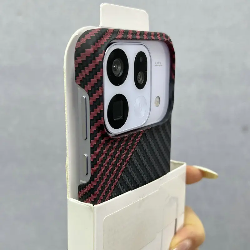 Carbon Fibre Slim Protective Shockproof Hard PC Back Cover Phone Case