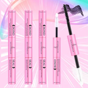 Lash Bond and Seal Waterproof for Eyelash Clusters Hold Long-Lasting Non-Irritating Lash Glue for DIY at Home(Black Bond) 1