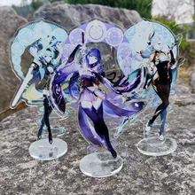 

Anime Figure Genshin Impact Hutao Kaeya Shenhe Eula Qiqi Beelzebul Acrylic Stand Model Plate Desk Decor Standing Sign Fans Gifts