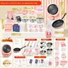 Kitchen Toys Girl Baby Can Cook Funny Mini Kitchen items Real Cooked Family Toy Set Birthday Gift Girl Toys Kitchen accessories 5