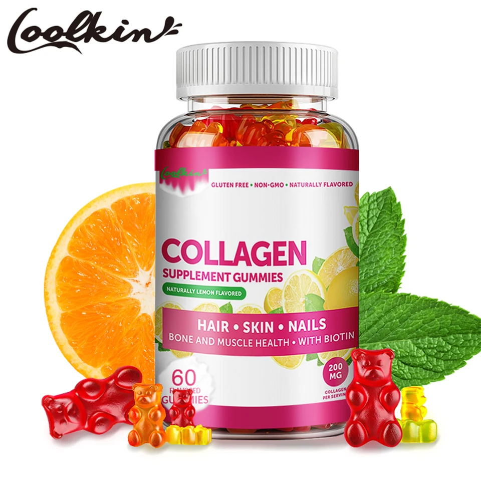 Collagen Gummies with Biotin Zinc and Vitamins