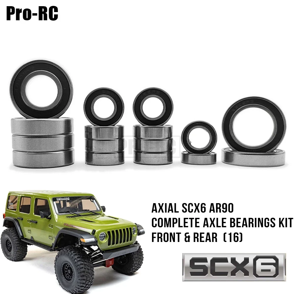 

Полный комплект осевых подшипников для осевого 1/6 SCX6 AR90 JLU Wrangler & TRAIL HONCHO 4WD RTR Радиоуправляемый гусеничный автомобиль (16 шт.)