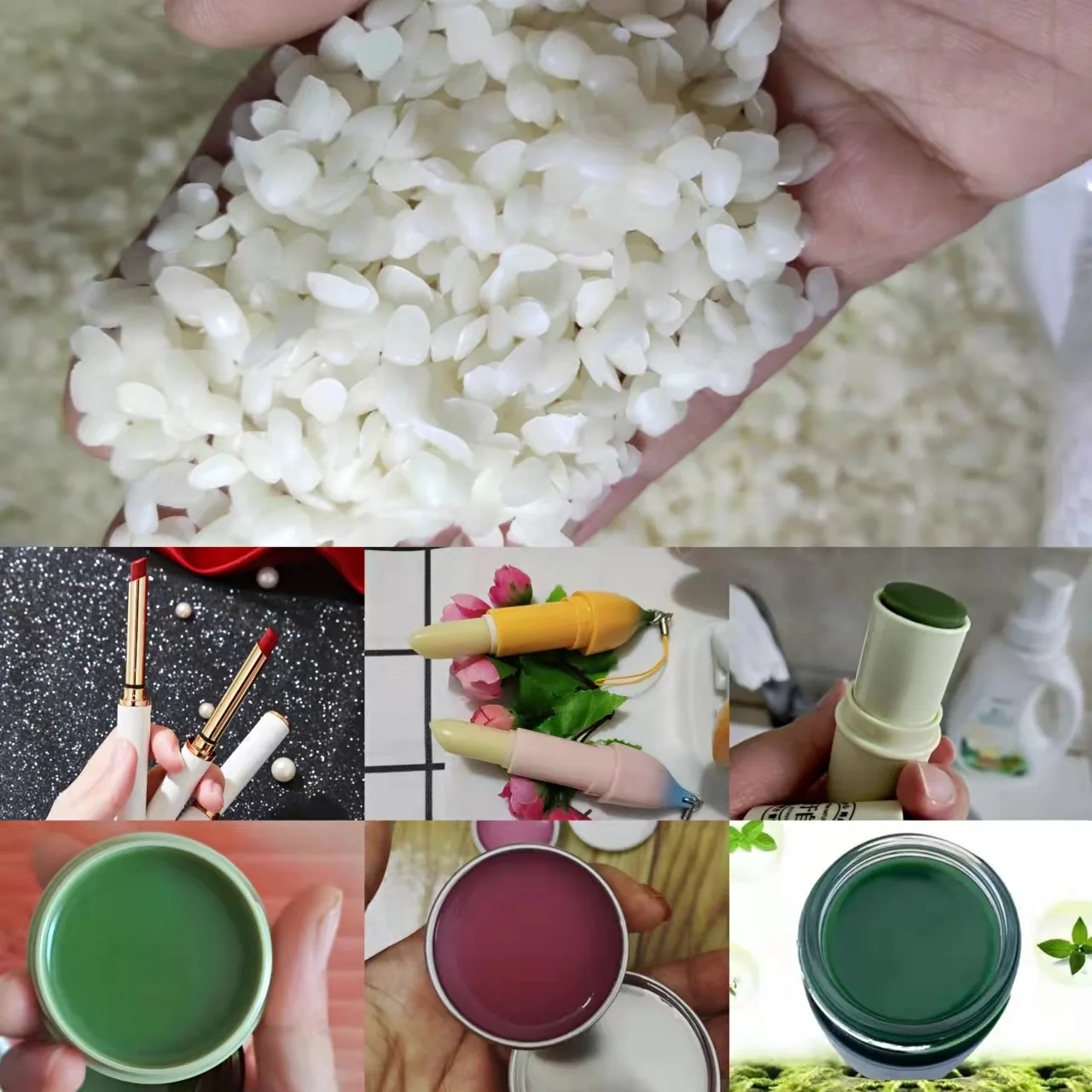 White Beeswax Granules for DIY Crafts and Polishing
