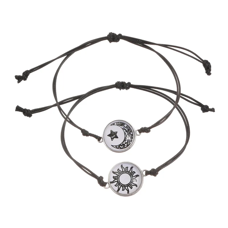 Romantic Luminous Sun Moon Couple Bracelets for Women Men