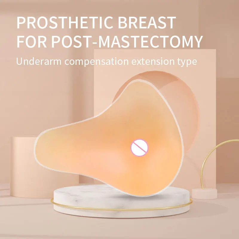 LERVANLA LT New Design Breathable Fake Silicone Breast Form Artificial Boob Prosthesis for Women Mastectomy 180-600g/pc