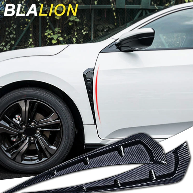OtpOutopa 2 Rejillas De Ventilación Laterales Para Guardabarros De Automóvil, Cubierta Universal Para Decoracion Del Cuerpo Del Aleron Calcomanias