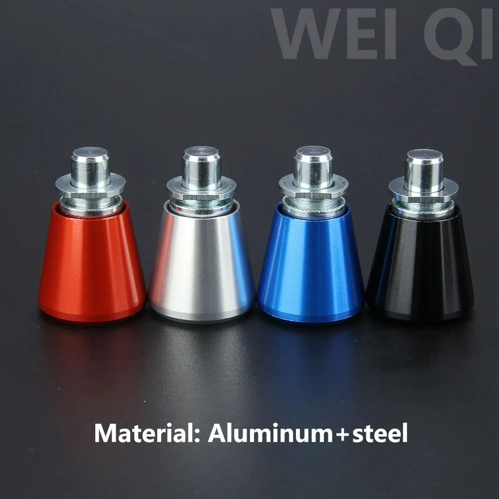 Stainless Steel Knurled Plungers Large In Stock Aluminum Spring Loaded Plunger Hold-Open Feature Spring Plunger With Internal Nut