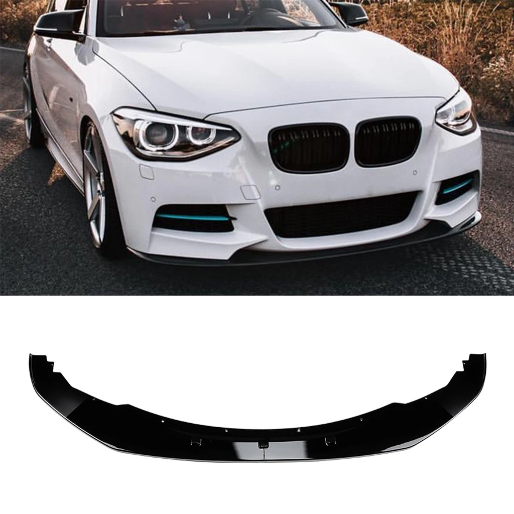 

For BMW 1 Series F20 F21 120i M Sport 2012 2013 2014 Car Front Bumper Lip Body Kit Spoiler Bumper Canard Lip Splitter